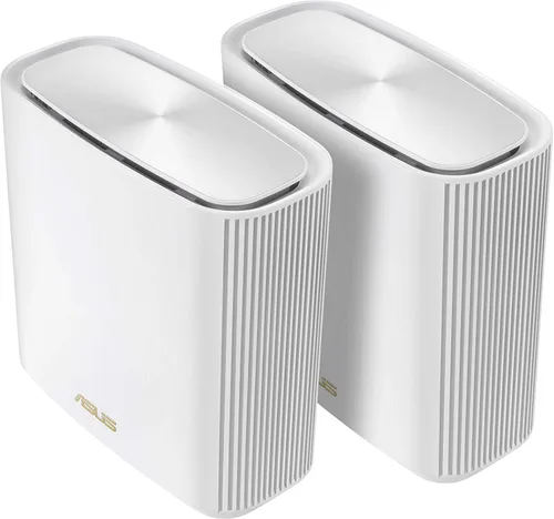 Miniatura 3 de ASUS ZenWiFi Sistema WiFi 6E de malla de triple banda para todo el hogar (ET9 2PK), cobertura de hasta 5,500 pies cuadrados, 7800 Mbps, nueva banda