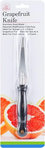 Miniatura 8 de Better Houseware Cuchillo de toronja, cuchillo de acero inoxidable dentado curvado con mango de nailon, cuchillo pelador de pomelo con borde