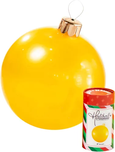Miniatura 42 de Ornamento Navideño Inflable Holiball – Decoración Definitiva para Interior/Exterior – Reutilizable y Fácil de Almacenar – para Bodas, Fiestas, Plata