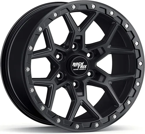 RockTrix RT107 rueda de 17 pulgadas compatible con Toyota Tacoma 2001+, 4Runner 2002+, FJ Cruiser, Tundra 99-06, patrón de pernos 6x5.5" 6x139.7,