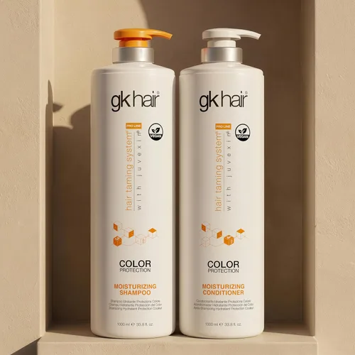 Miniatura 10 de Champú y Acondicionador Hidratante Juego Hidratante para Cabello Teñido Tratado Tratamiento de Queratina Limpieza Cabello Seco a Normal Sin Sulfatos