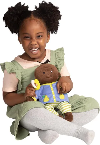 Miniatura 5 de Manhattan Toy Baby Stella - Muñeca de bebé marrón suave de 15 pulgadas Soft, First Doll