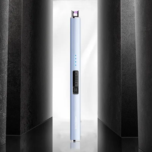 Miniatura 6 de ARECTECH Encendedor de velas eléctrico con cable tipo C, regalo de cumpleaños para hombres, mujeres, esposa, encendedores de arco de plasma Azul