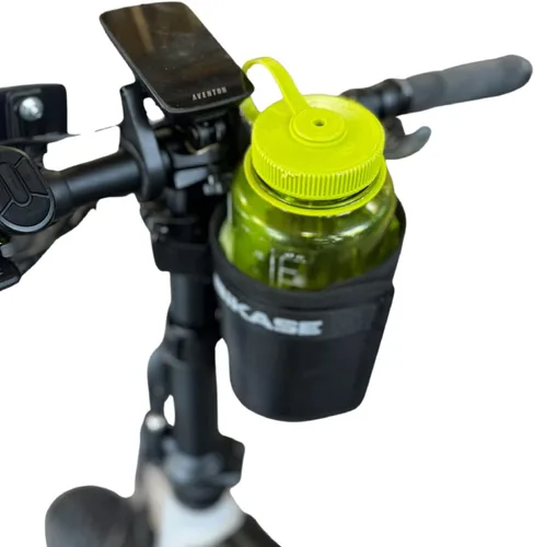 Miniatura 5 de BiKase BEV Wrap: Soporte para botella de agua para bicicleta Soporte universal aislado para eBike Sujetadores de gancho y bucle antideslizantes