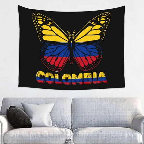 Miniatura 31 de Póster de tapiz de bandera de El Salvador de mariposa de 29 x 37 pulgadas, decoración del hogar, decoración para colgar en la pared, dormitorio
