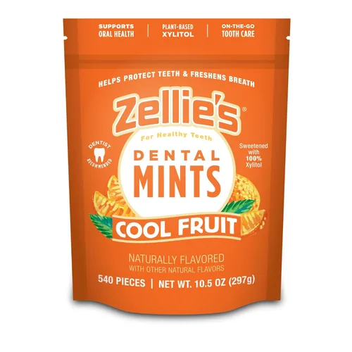 Miniatura 7 de Zellie's - Mentas de frutas frescas 100% xilitol, sin aspartamo, sin gluten, veganas y kosher (250 unidades, paquete de 1)