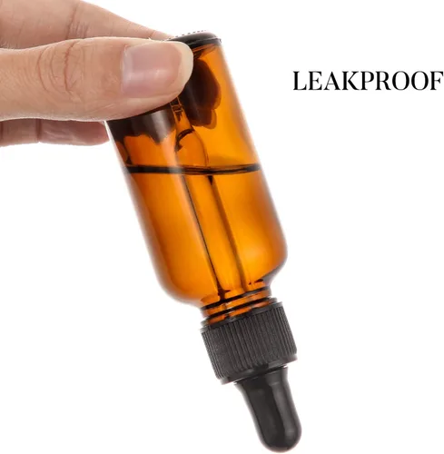Miniatura 6 de Paquete de 12 botellas con cuentagotas de vidrio de 2 onzas con 3 embudos de acero inoxidable y 1 cuentagotas de vidrio largo, botellas de tintura