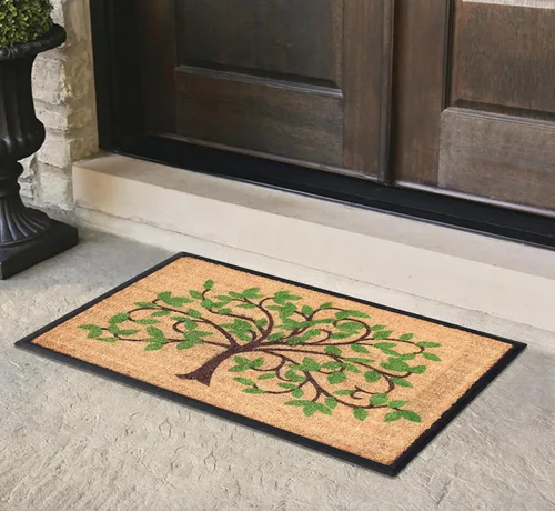 Miniatura 83 de A1HC Tapete para Puerta de Fibra de Coco Natural y Caucho, 30"x48" – Grueso, Duradero, Resistente, Anti-Desprendimiento, Resistente a
