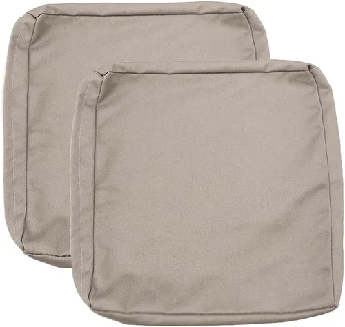 Miniatura 37 de Sqodok - Fundas para cojines de patio de 18 x 18, fundas impermeables para cojines de exterior de repuesto, 2 unidades, fundas para asientos