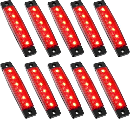 Miniatura 9 de PSEQT 10 unidades de luces LED de tira de roca para auto, luces de rueda de bajo brillo, kits de iluminación para guardabarros, impermeables