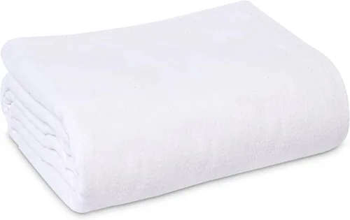 Miniatura 6 de Linteum Textile Supply Manta de baño de paciente de hospital, mezcla de algodón, sábana de baño para cama, manta tamaño Queen, manta ligera de 90 x