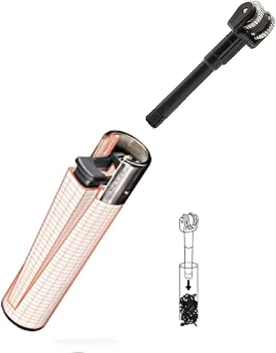 Miniatura 2 de Piezas de mecanismo de encendedor de barril de piedra de pedernal de rueda de repuesto compatible con mechero Clipper un lote de 5