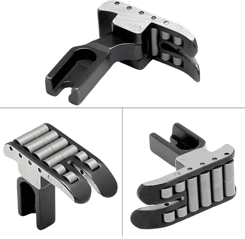 Miniatura 4 de 1 Pieza de prensatelas de rodillos negro R141 12 rodamientos para máquina de coser industrial para Juki Consew Brother Singer (12 rodamientos)