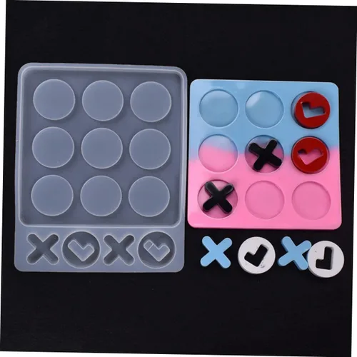 Miniatura 3 de Game Night Essential: molde manual de silicona blanco seguro para niños y niñas