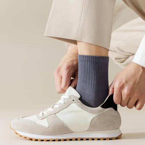 Miniatura 2 de Calcetines tobilleros cortos para mujer, de algodón puro, atléticos, casuales, para mujer