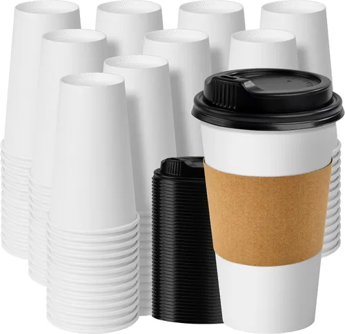 Miniatura 7 de RACETOP Paquete de 300 tazas de café de papel de 3 onzas para baño, vasos desechables para enjuague bucal, vasos de papel pequeños para fiestas