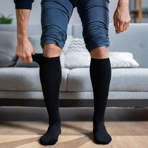 Miniatura 3 de Calcetines de compresión para mujeres y hombres (3 pares) – El mejor apoyo para enfermeras, correr, senderismo, recuperación y calcetines de vuelo