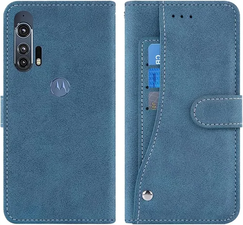 Miniatura 6 de Asuwish Funda compatible con Moto Edge Plus 2020 y protector de pantalla de vidrio templado, soporte para tarjetas de crédito, accesorios celulares