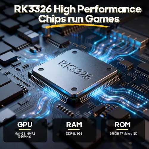 Miniatura 3 de Nueva consola de juegos de mano retro R50 2025, 50000 juegos precargados, almacenamiento expandible de 256 GB, pantalla IPS HD de 4.5 pulgadas