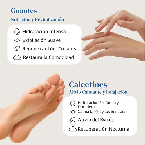 Miniatura 3 de Epielle Mascarillas reparadoras intensivas para manos y pies, restauran e hidratan la piel seca y agrietada, regalos de cuidado personal para Guantes