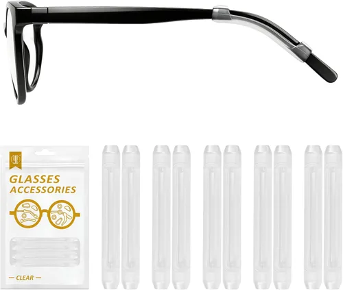 Miniatura 11 de YR Soft Silicone Eyeglasses Temple Tips Sleeve Retainer, Anti-Slip Elastic Comfort Eyeglass Ear Grippers for Eyeglasses Sunglasses Reading Glasses