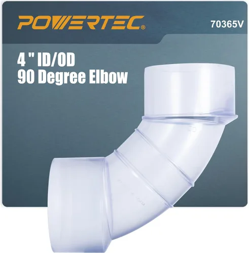 Miniatura 11 de POWERTEC Tubo de PVC transparente de 4 x 36 pulgadas de largo, 4 tubos de plástico rígido, tubo redondo compatible con accesorios de recolección