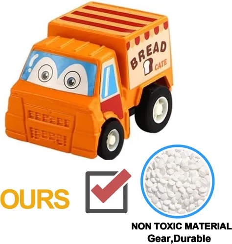 Miniatura 6 de Funcorn Toys Juego de 12 mini vehículos de plástico surtido, juguetes de camión y automóvil para niños pequeños, recuerdos de fiesta, juego de auto