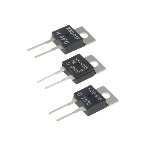 KSD-01F 40~150 Degrees Celsius Normally Open and Normally Closed Temperature Switch Thermostat Thermal Protector TO-220(115C,Normally Closed D,1PCS)