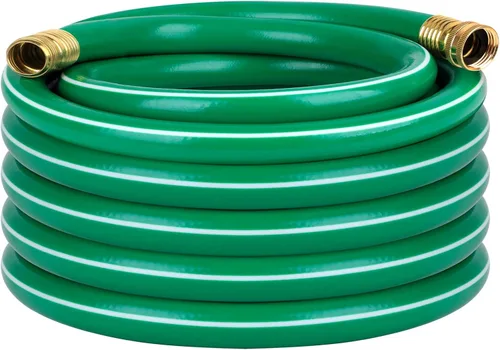Miniatura 9 de Worth Manguera de jardín verde corta de 5/8 pulgadas x 6 pies, sin torceduras, sin fugas, accesorios macho/hembra, tubo de agua resistente