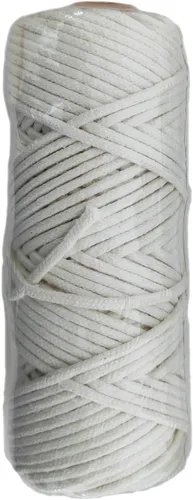 Miniatura 10 de Cuerda de algodón de macramé de 0.197 in x 164 pies para manualidades, joyería, decoración del hogar, envoltura de regalos