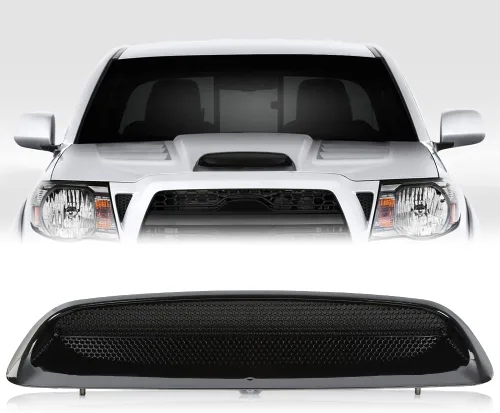 Miniatura 2 de G-PLUS Kit de Bulto de Boca de Capó Compatible con Toyota Tacoma 2005 2006 2007 2008 2009 2010 2011 Negro Superior Frontal