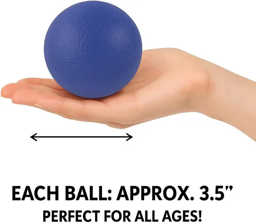 Miniatura 4 de Liberty Imports 6 piezas de repuesto para Trackball Sport Chuck and Catch Ball Lacrosse plástico bolas ligeras de juguete para juegos clásicos
