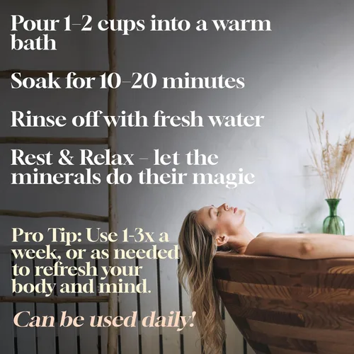 Miniatura 5 de Dead Sea Warehouse – Sales de baño del Mar Muerto con minerales sorprendentes – 2 LIBRAS – El más alto contenido en minerales – Alivio natural