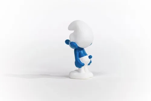 Miniatura 3 de Schleich Pitufos, juguetes coleccionables de dibujos animados retro para niños y niñas, figura de pitufo gruñón, a partir de 3 años