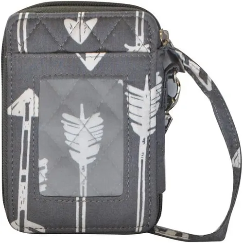 Miniatura 3 de Gray Flecha impresión ngil Quilted Wristlet cartera