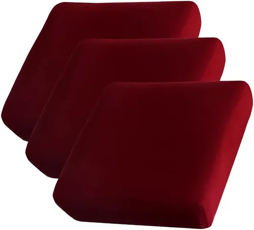 Miniatura 15 de AURLOE Fundas impermeables para sofá de 2 piezas, funda elástica para sofá, protector de muebles con elástico, adecuado para loveseat, sofá de 2