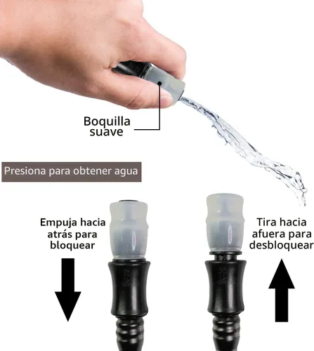 Miniatura 6 de KUREIDA Bolsa de hidratación de 2 litros a prueba de fugas, sin BPA, amplia apertura, bolsa de agua militar combinada con mochilas de hidratación 2L