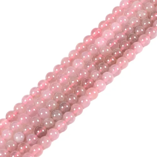 Miniatura 54 de Cuentas sueltas redondas de cristal curativo de 0.16 pulgadas (0.157 in) para hacer joyas