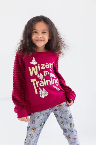 Miniatura 2 de Harry Potter Conjunto de sudadera y leggings de forro polar de piel sintética para niñas