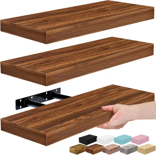 Miniatura 36 de Sorbus Estantes flotantes para pared, estante flotante de 16 pulgadas para cocina, dormitorio, sala de estar, baño, hogar y decoración de pared