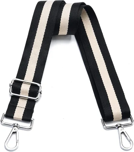 Miniatura 103 de Correa de Bolso Ancha Correa de Hombro Ajustable Correa de Repuesto Cruzada Correa de Bolso de Hardware Plateado