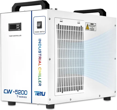 Miniatura 11 de Cloudray Enfriador de agua CW-3000 para grabador láser de CO2 y corte, enfriador láser, enfriador de agua industrial, con capacidad de tanque