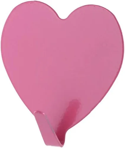 Miniatura 13 de Gancho de pared autoadhesivo en forma de corazón, gancho para puerta, ganchos decorativos fuertes de acero inoxidable para cocina y baño