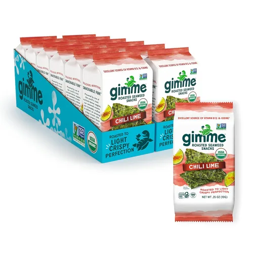 Miniatura 9 de Aperitivos de alga orgánica tostada de GimMe Health Foods