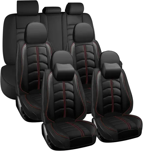 Miniatura 16 de Funda de asiento de auto de 7 asientos para Nissan Pathfinder 2003-2025, fundas de asiento duraderas, resistentes al desgaste, impermeables