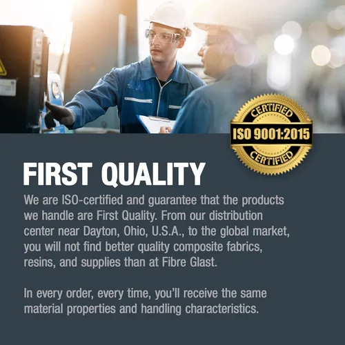 Miniatura 7 de Fibre Glast Econostitch Capa de pelado, 1 yarda – Obtén una superficie fácil, uniforme y fuerte en capas manuales de reparaciones de aire, auto