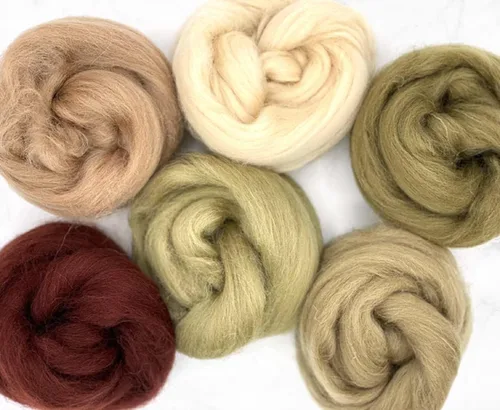 Revolution Fibers Top de lana teñida | Colección Shetland de fibras para manualidades | Perfecto para hilar, fieltro de aguja, fieltro húmedo y Seta