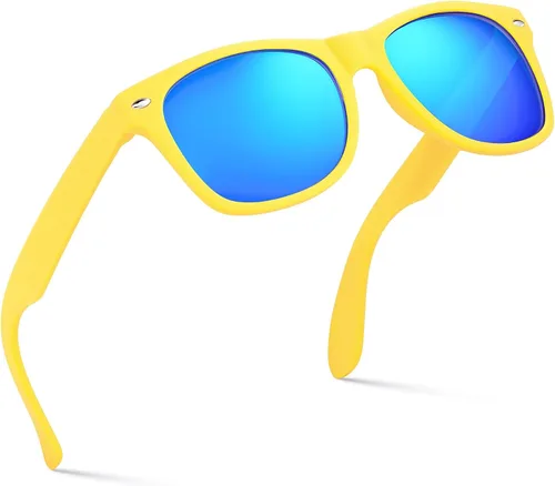 Miniatura 205 de Retro Rewind Lentes de sol para niños y niñas de 3 a 12 años, inastillables, UV400, lentes de sol para niños pequeños