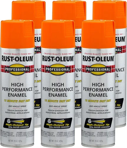 Miniatura 9 de Rust-Oleum 7515838 Pintura en aerosol de esmalte profesional de alto rendimiento, 14 onzas, aluminio