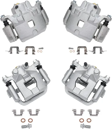 Miniatura 49 de Detroit Axle - Pinza de freno trasera izquierda para Chevrolet Equinox Captiva Sport GMC Terrain Saturn Vue Pontiac Torrent Pinza de freno lateral